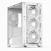 Aerocool D301A mini torre blanca, madera