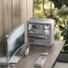 Aerocool D301A mini torre blanca, madera