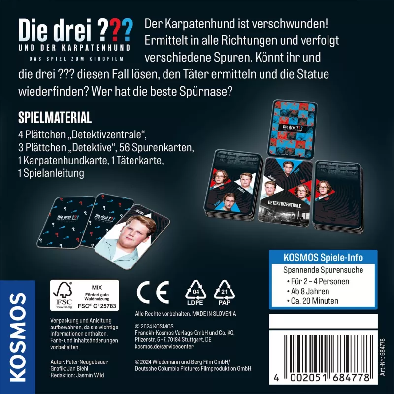 Kosmos 46234735 Juego de mesa/de cartas 20 min. Detective