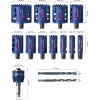 Bosch 2 608 900 447 Expert Tough Material juego de sierras de corona, 14 uds., 20–76 mm