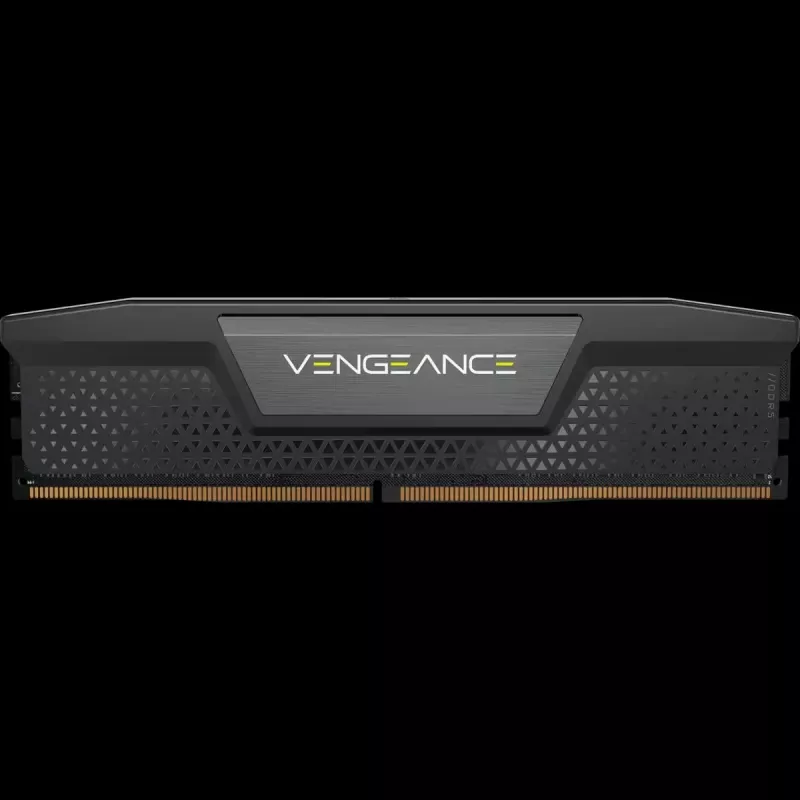 Memoria CORSAIR 64 GB – DDR5 (2x32 GB) DRAM 6600 MT/s CL32 kit de memoria – negra Vengeance