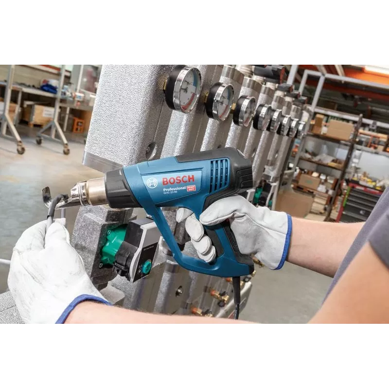 Bosch GHG 23-66 Professional Pistola de aire caliente 500 l/min 650 °C 2300 W Azul