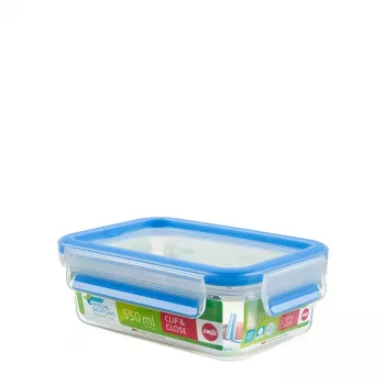 EMSA 508538 Fiambrera caja rectangular Transparente 8 uds.