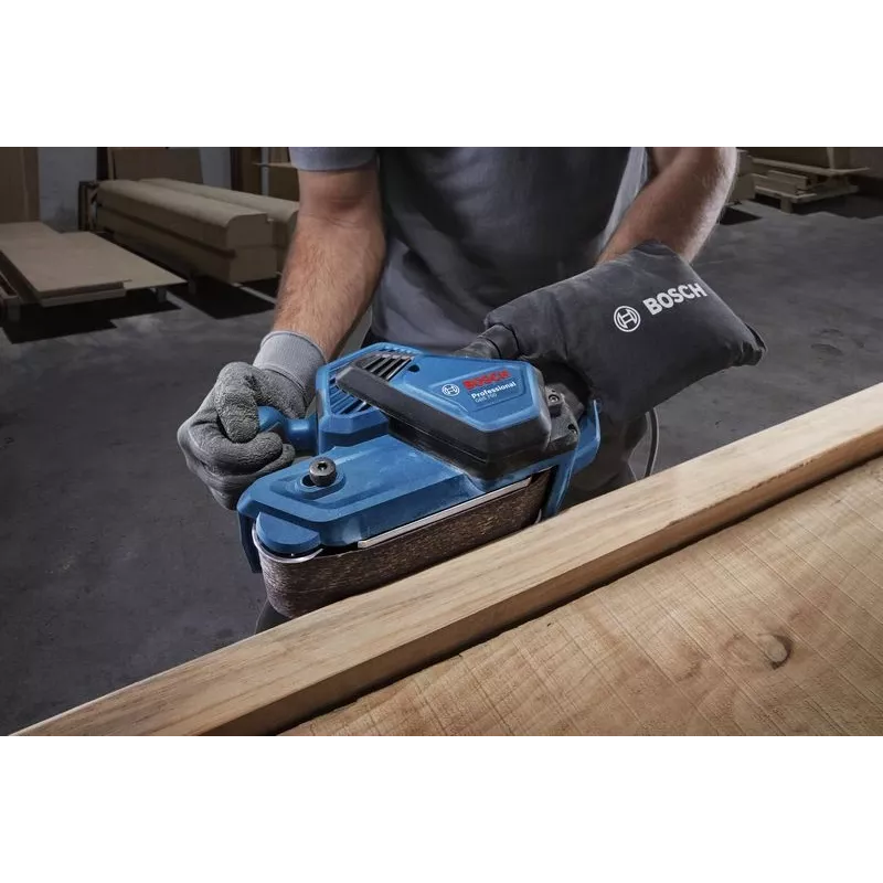 Bosch GBS 750 Professional Lijadora de banda Negro, Azul 850 W