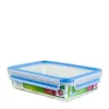 EMSA 508542 Fiambrera rectangular transparente 8 uds.