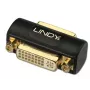 Adaptador DVI conector hembra a conector hembra Lindy Premium 41233