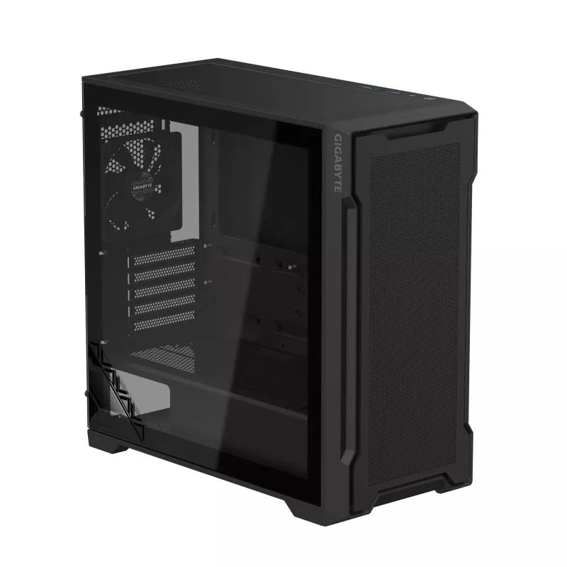 GIGABYTE C102 GLASS Torre Midi negra