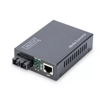 DIGITUS Professional Conversor de medios Gigabit, RJ45 / SC (DN-82121-1)