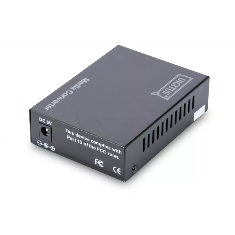 DIGITUS Professional Conversor de medios Gigabit, RJ45 / SC (DN-82121-1)