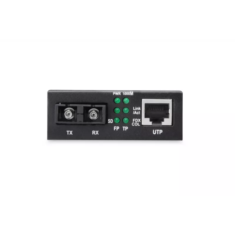 DIGITUS Professional Conversor de medios Gigabit, RJ45 / SC (DN-82121-1)