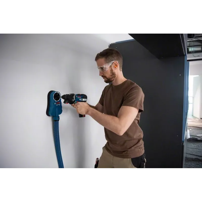 Bosch GFA 12-H Professional 1600A024LN FlexiClick adaptador de martillo perforador, SDS-plus, con tope de profundidad y empuñadura adicional, para GSR 12V-15 FC / 12V-35 FC, negro