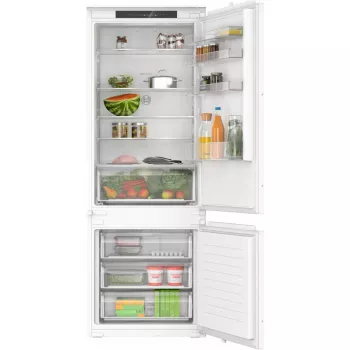 Frigorífico-congelador integrable Bosch KBN96NSE0 — 383 L totales, 285 L refrigeración, 98 L congelación, NoFrost, puerta reversible, 34 dB, blanco