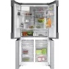 Bosch Serie 6 KFI96APEA frigorífico combi French Door, 574 l (375 l frigorífico + 199 l congelador), clase energética E, Home Connect, acero inoxidable cepillado