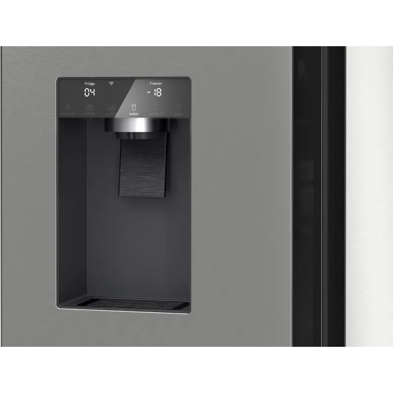 Bosch Serie 6 KFI96APEA frigorífico combi French Door, 574 l (375 l frigorífico + 199 l congelador), clase energética E, Home Connect, acero inoxidable cepillado