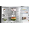 Bosch Serie 8 KGP86AXB0N frigorífico combi de libre instalación, 621 l (419 l frigorífico + 202 l congelador), clase energética B, 186 cm, Home Connect, acero inoxidable negro