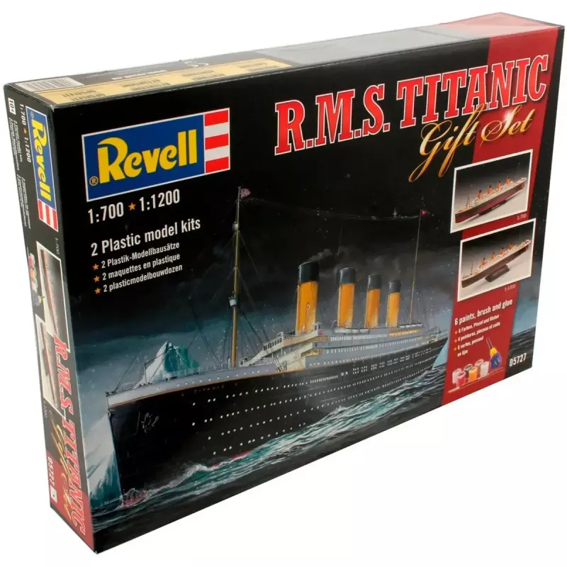 Modelo de barco REVELL RMS Titanic 1:700 / 1:1200 – Maqueta de plástico (MPN 05727)