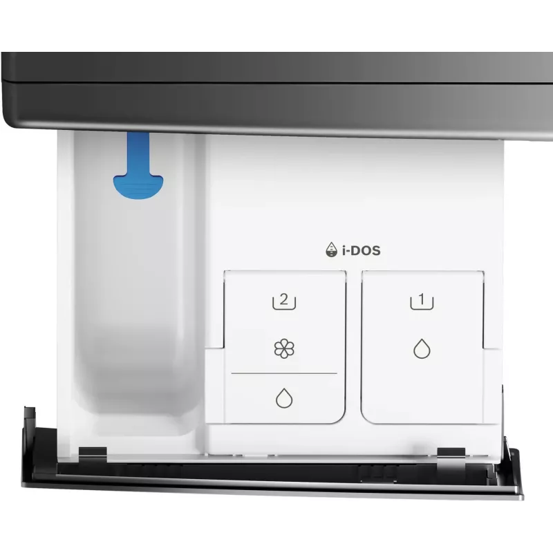 Lavadora-secadora Bosch Serie 8 WNC254AS0 Independiente Carga frontal Acero inoxidable