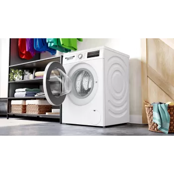 Lavadora Bosch Serie 6 WUU28T22 Carga frontal 9 kg 1351 rpm Blanco