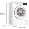 Bosch Serie 6 WUU28T22 lavadora de carga frontal, 9 kg, 1351 rpm, clase energética A, blanca