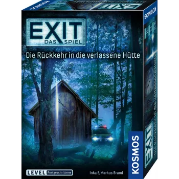 Kosmos EXIT - Die Rückkehr in die verlassene Hütte juego de mesa de escape, 1-4 jugadores, 12+ años, juego familiar