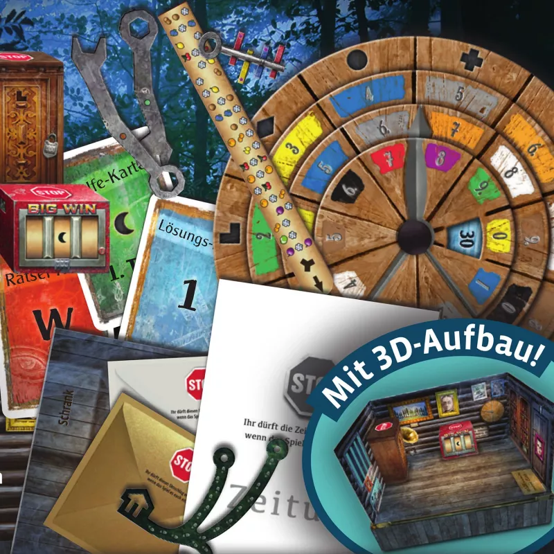 Kosmos EXIT - Die Rückkehr in die verlassene Hütte juego de mesa de escape, 1-4 jugadores, 12+ años, juego familiar