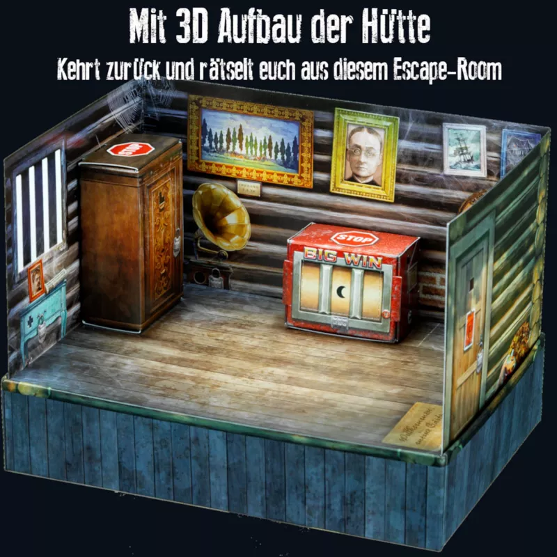 Kosmos EXIT - Die Rückkehr in die verlassene Hütte juego de mesa de escape, 1-4 jugadores, 12+ años, juego familiar