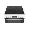 Bosch Serie 4 HKR39C220 cocina independiente eléctrica con placa vitrocerámica blanca