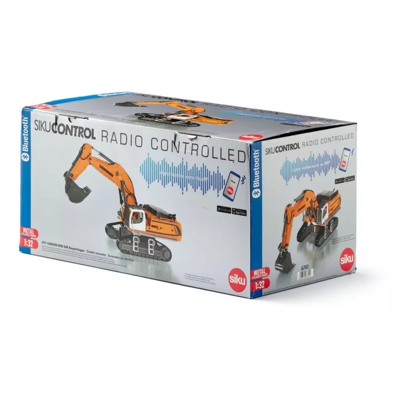Excavadora de juguete Siku 6741 preensamblada 1:32 a pilas