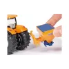 Siku tractor con hoja quitanieves y esparcidor de sal, modelo de tractor, preensamblado, 1:50, metal, plástico, 3 año(s), negro, azul, naranja