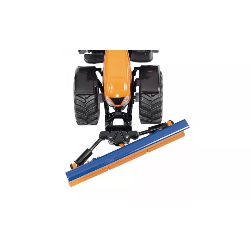 Siku tractor con hoja quitanieves y esparcidor de sal, modelo de tractor, preensamblado, 1:50, metal, plástico, 3 año(s), negro, azul, naranja