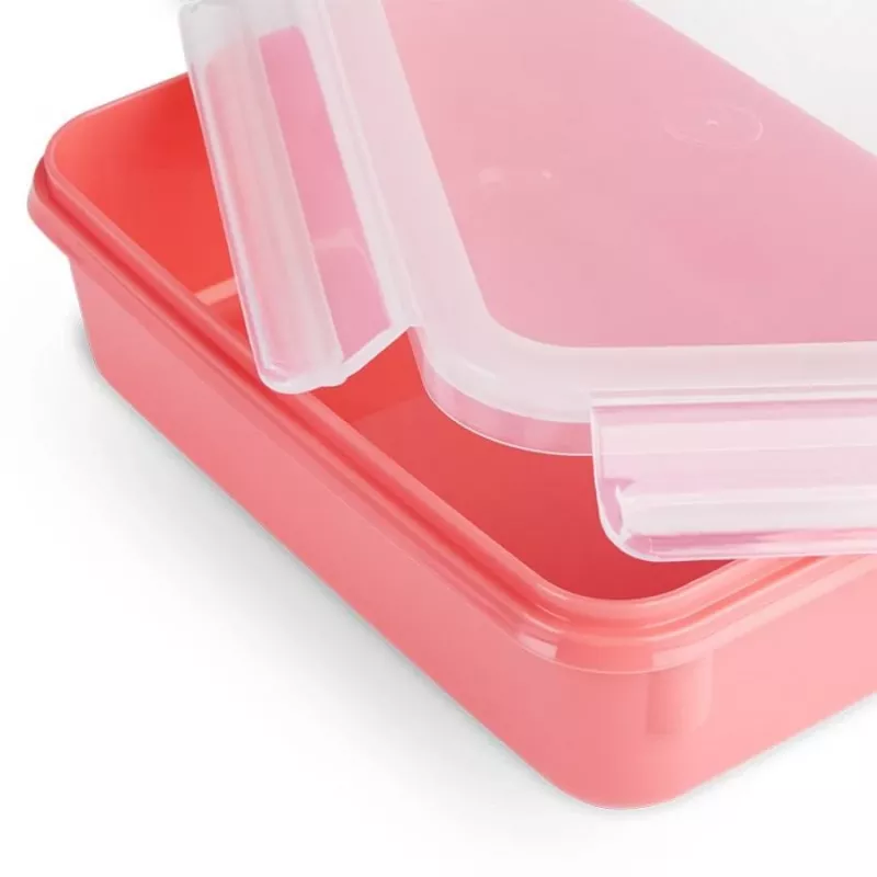 EMSA Clip & Close set rectangular coral 4 uds.