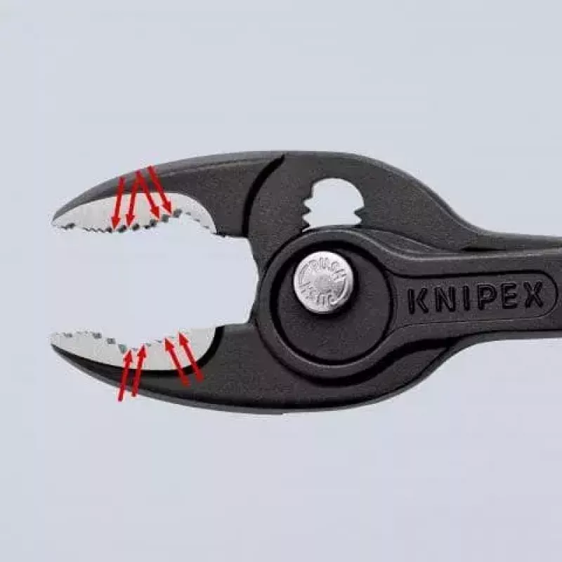 Alicates de presión Knipex TwinGrip ancho de mordaza 5,1 cm longitud 200 mm