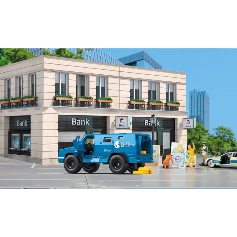 Siku furgón blindado maqueta de transporte especial premontada 1:50