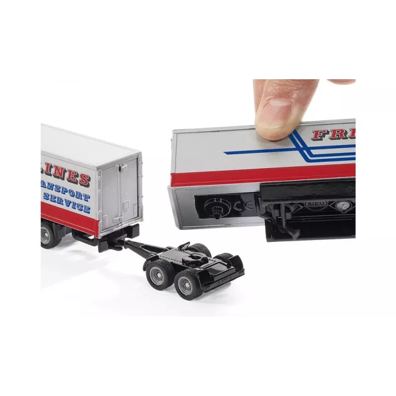 Siku 1806 Super Road Train DHL vehículo en miniatura, desde 3 años, 169 g
