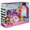 Gabby's Dollhouse, Dormitorio Dulces Sueños con figura Pillow Cat y 3 accesorios, 3 muebles y 2 entregas, juguete para niños a partir de 3 años