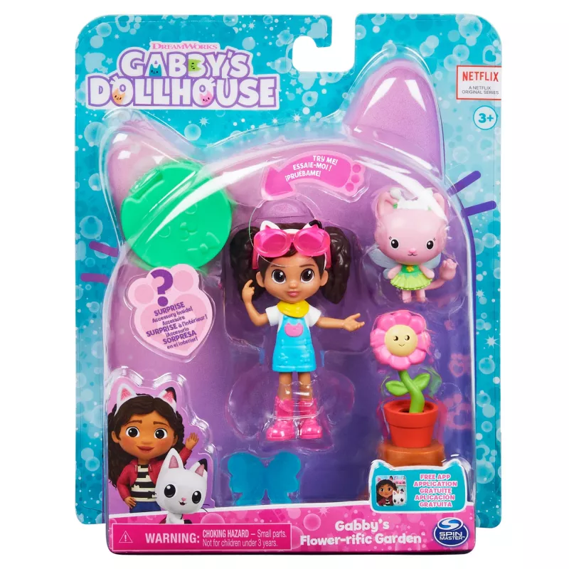 Casa de muñecas de Gabby, set de taller de arte con 2 figuras, 2 accesorios, entrega y mueble, juguete para niños a partir de 3 años