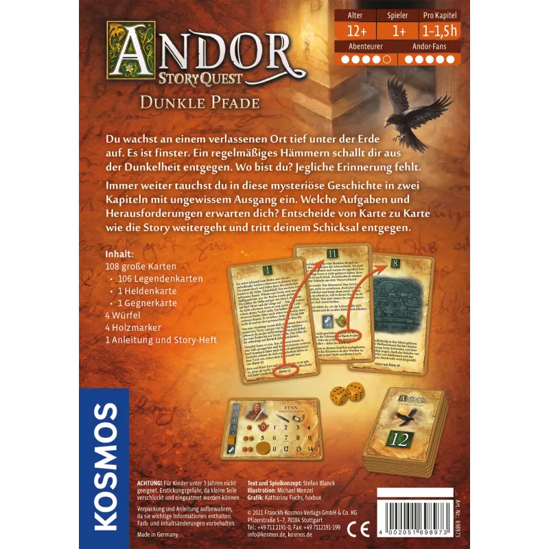 Kosmos Andor StoryQuest juego de mesa Familia