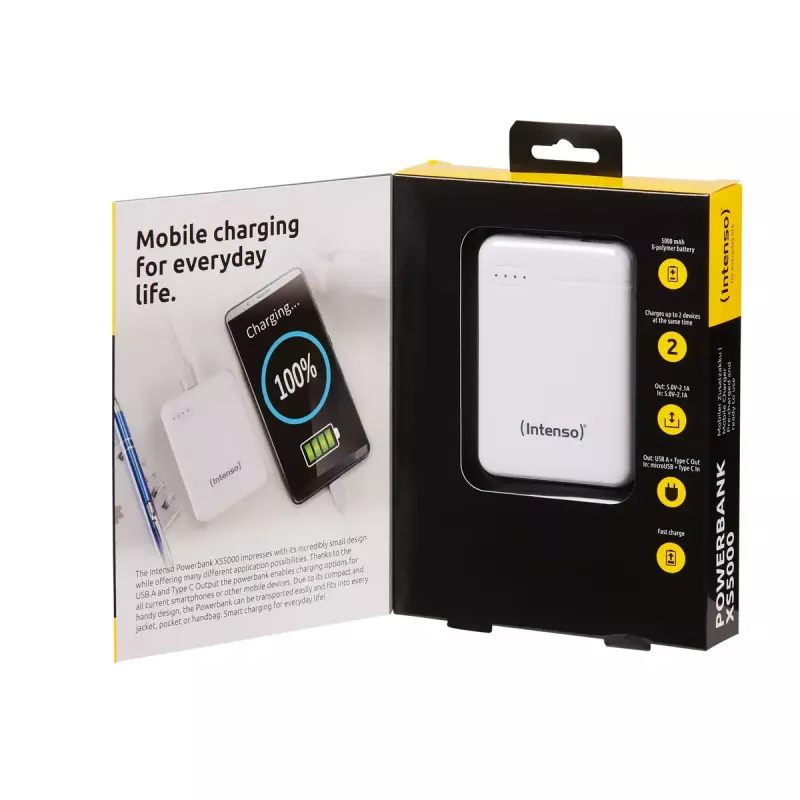 Intenso 7313522 batería externa polímero de litio 5000 mAh