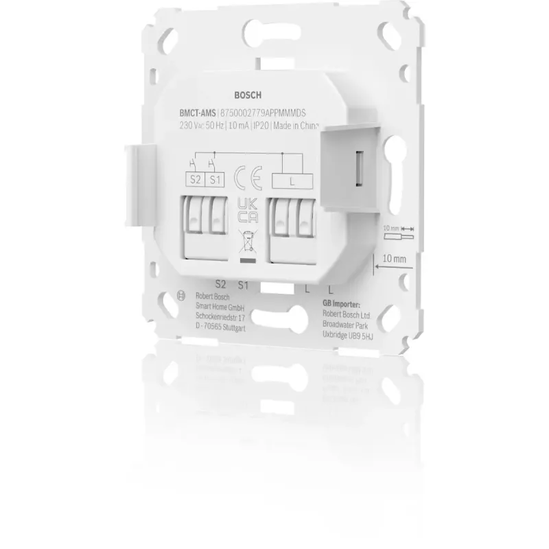 Set de interruptores de pared, 4 uds., Bosch Smart Home, para actuadores inteligentes, blanco
