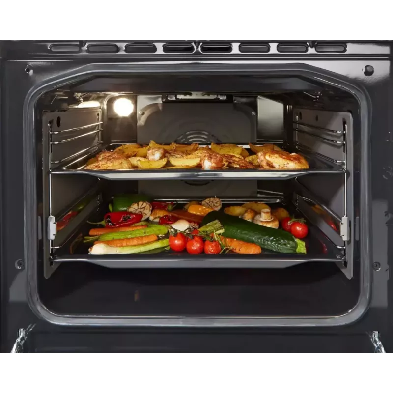 Gorenje GEC6C40WD cocina independiente placa vitrocerámica eléctrica negra, blanca