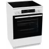 Gorenje GEC6C40WD cocina independiente placa vitrocerámica eléctrica negra, blanca