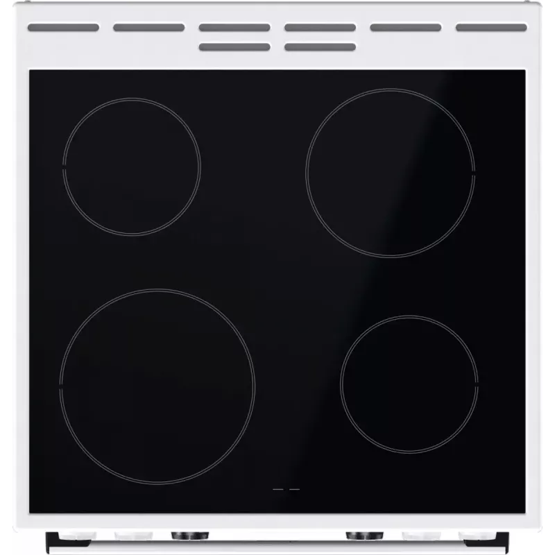 Gorenje GEC6C40WD cocina independiente placa vitrocerámica eléctrica negra, blanca