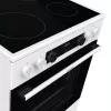 Gorenje GEC6C40WD cocina independiente placa vitrocerámica eléctrica negra, blanca