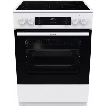 Gorenje GEC6C40WD cocina independiente placa vitrocerámica eléctrica negra, blanca