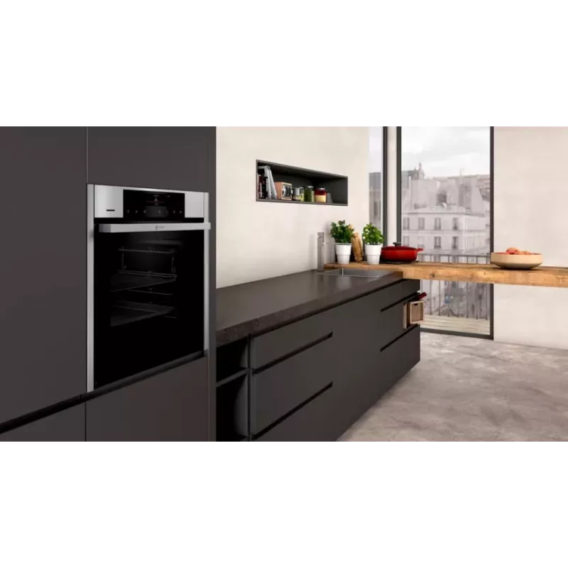 Neff N90 71 L Negro, acero inoxidable