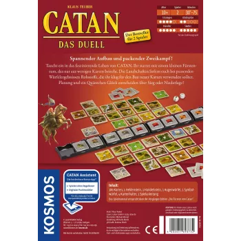 Kosmos CATAN - Das Duell juego de cartas, 2 jugadores, a partir de 10 años