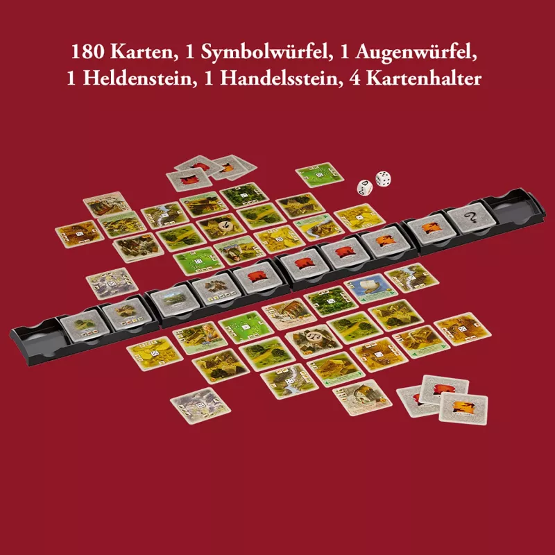 Kosmos CATAN - Das Duell juego de cartas, 2 jugadores, a partir de 10 años
