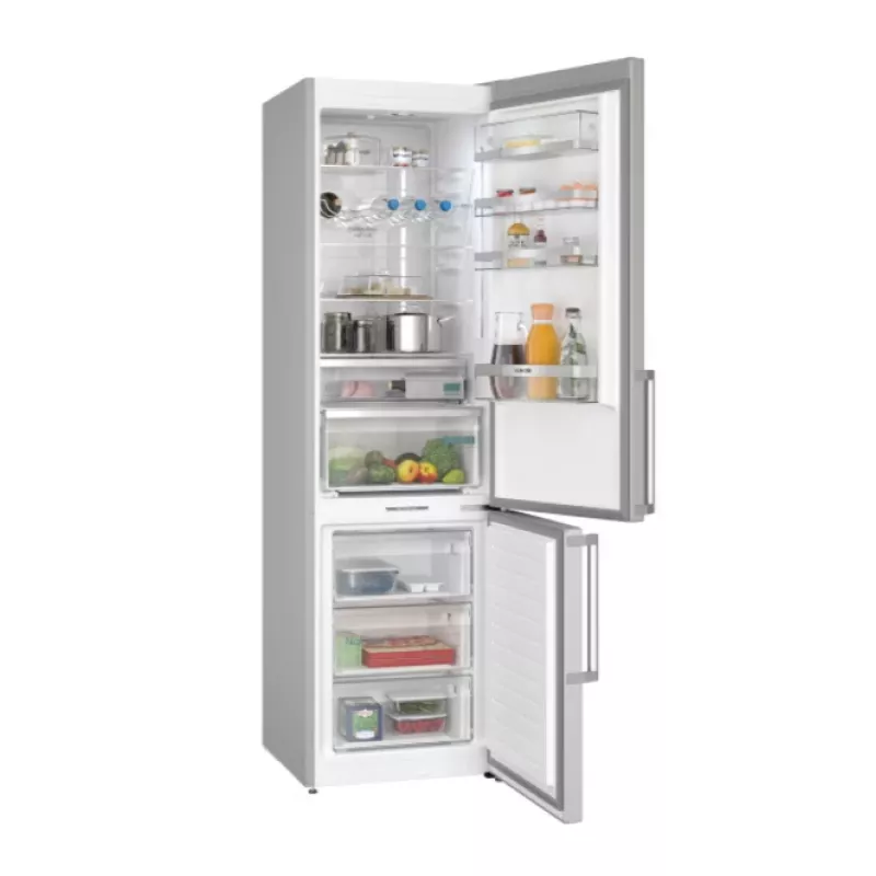 Siemens iQ500 KG39NAIBT frigorífico-congelador independiente 363 l acero inoxidable
