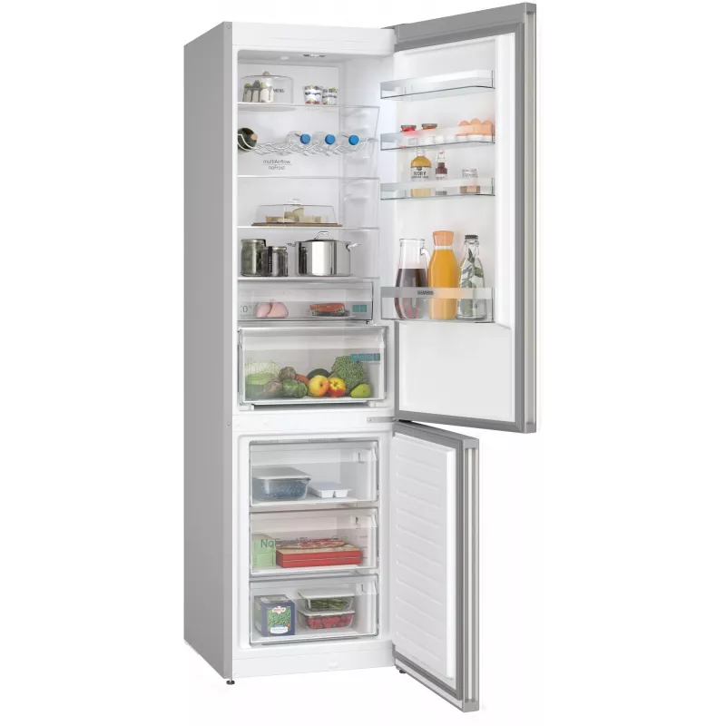Siemens iQ300 KG39NXICF frigorífico-congelador independiente 363 L acero inoxidable