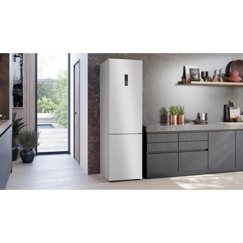 Siemens iQ300 KG39NXICF frigorífico-congelador independiente 363 L acero inoxidable